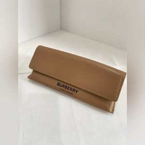 Burberry leather sunglass case